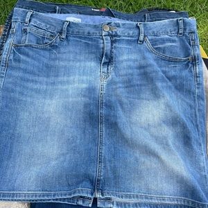 Blue Jean Skirt, size 18